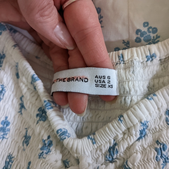 Faithfull the Brand Galicia Floral Minidress X-Small XS - Picture 13 of 15